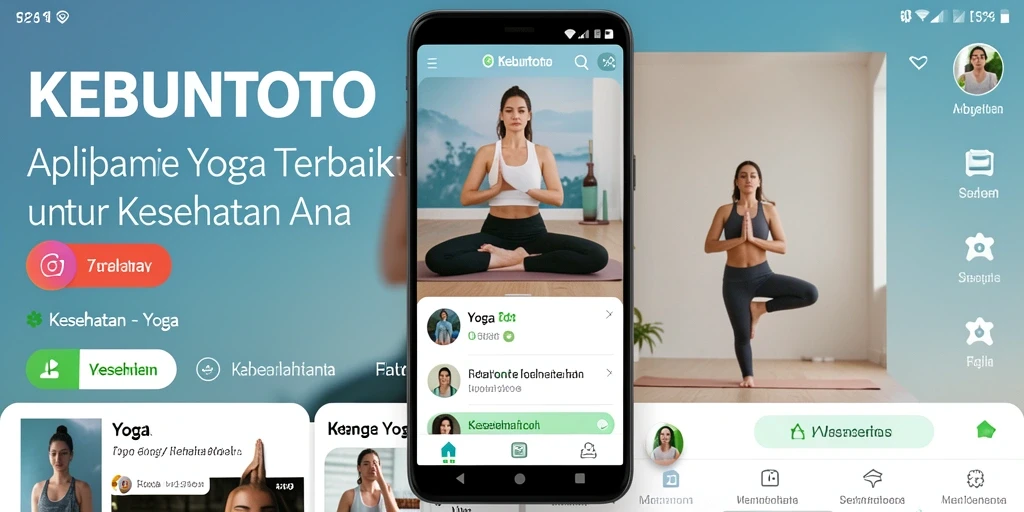 Antarmuka KEBUNTOTO dengan berbagai fitur yoga yang menarik.