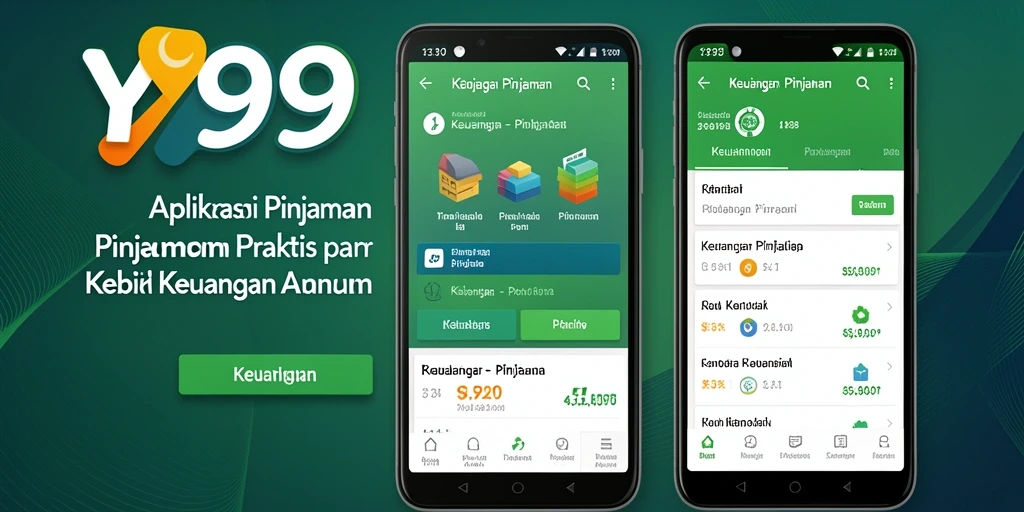 Tampilan antarmuka aplikasi Y89 untuk pengajuan pinjaman.